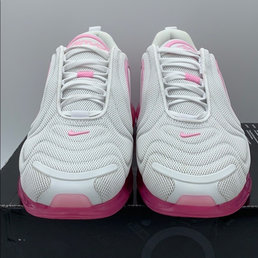 W NIKE AIR MAX 720 white/pink rise-laser fuchsia - Picture 5 of 16